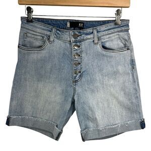 Kut from the Kloth Catherine High Rise Boyfriend Short Womens 12 Button Fly